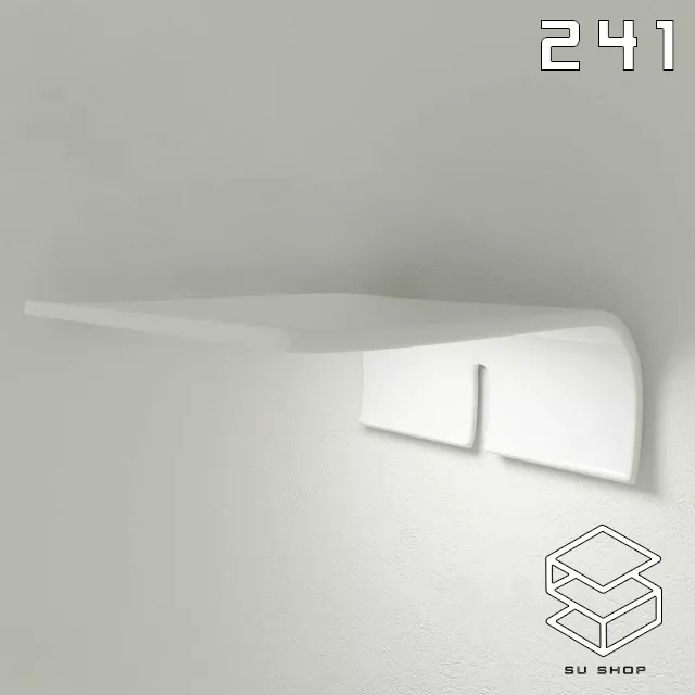 MODERN WALL LAMP - SKETCHUP 3D MODEL - VRAY OR ENSCAPE - ID16266