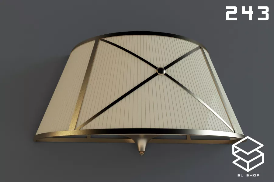 MODERN WALL LAMP - SKETCHUP 3D MODEL - VRAY OR ENSCAPE - ID16268