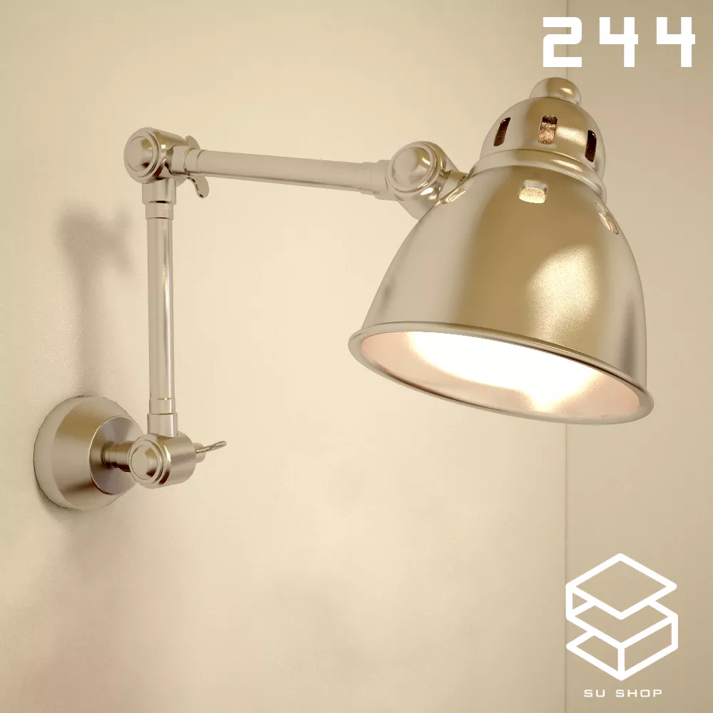 MODERN WALL LAMP - SKETCHUP 3D MODEL - VRAY OR ENSCAPE - ID16269