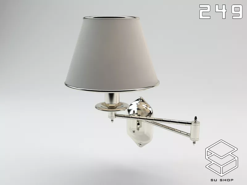 MODERN WALL LAMP - SKETCHUP 3D MODEL - VRAY OR ENSCAPE - ID16274