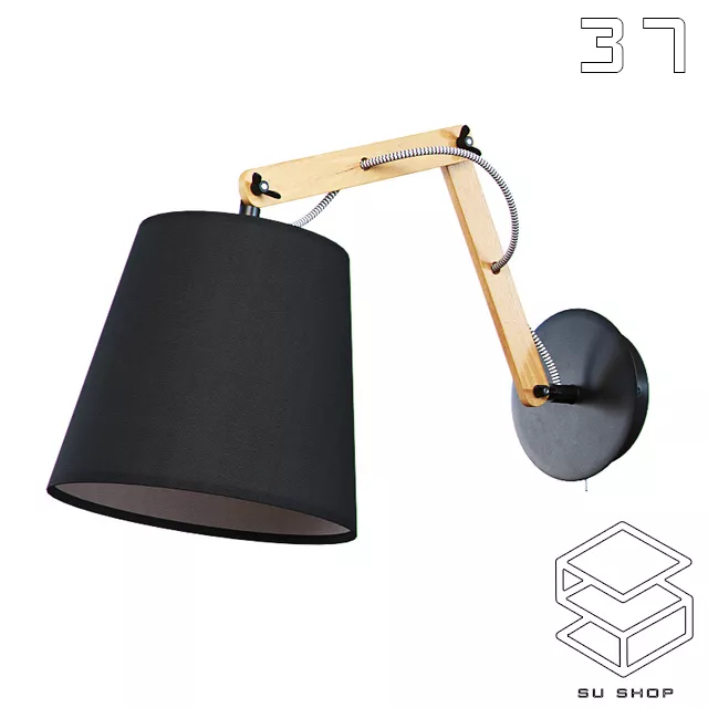 MODERN WALL LAMP - SKETCHUP 3D MODEL - VRAY OR ENSCAPE - ID16289