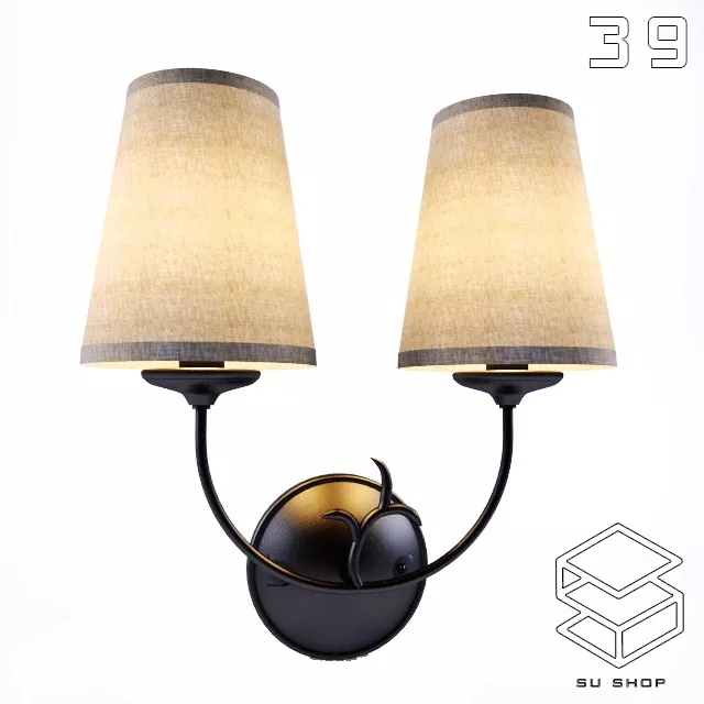 MODERN WALL LAMP - SKETCHUP 3D MODEL - VRAY OR ENSCAPE - ID16291