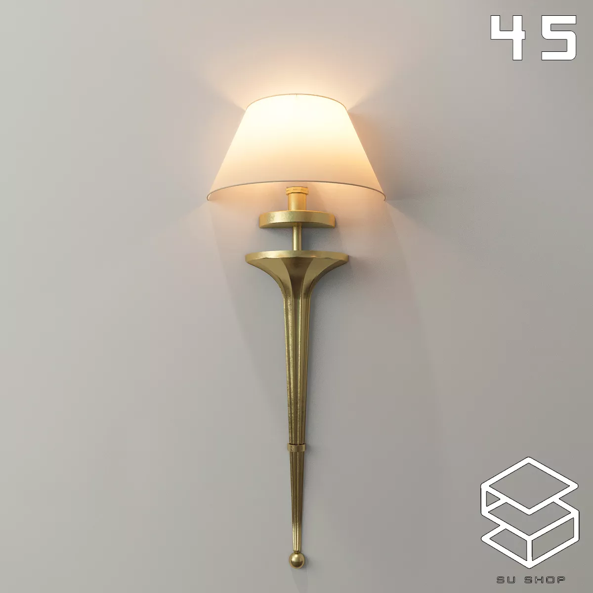 MODERN WALL LAMP - SKETCHUP 3D MODEL - VRAY OR ENSCAPE - ID16298