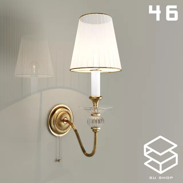 MODERN WALL LAMP - SKETCHUP 3D MODEL - VRAY OR ENSCAPE - ID16299