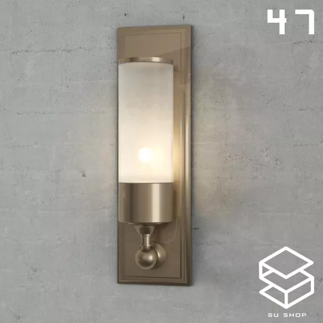 MODERN WALL LAMP - SKETCHUP 3D MODEL - VRAY OR ENSCAPE - ID16300