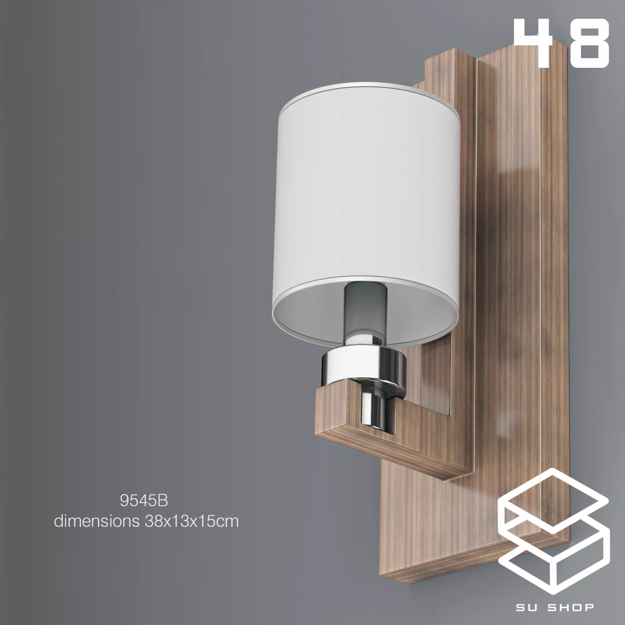 MODERN WALL LAMP - SKETCHUP 3D MODEL - VRAY OR ENSCAPE - ID16301