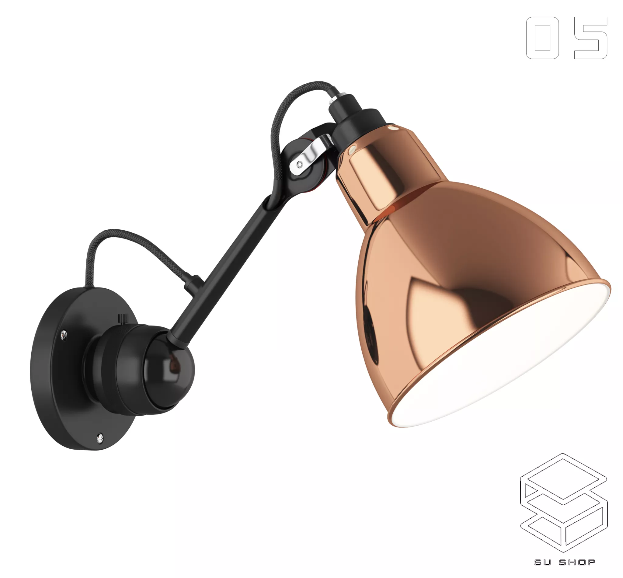 MODERN WALL LAMP - SKETCHUP 3D MODEL - VRAY OR ENSCAPE - ID16303