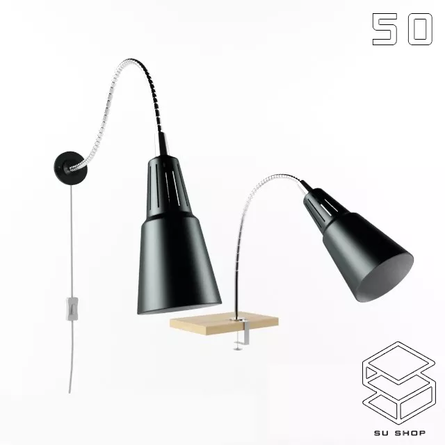 MODERN WALL LAMP - SKETCHUP 3D MODEL - VRAY OR ENSCAPE - ID16304
