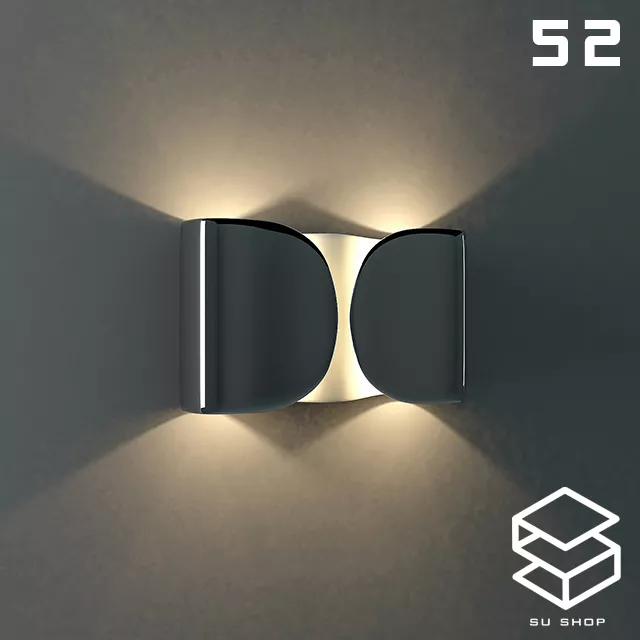 MODERN WALL LAMP - SKETCHUP 3D MODEL - VRAY OR ENSCAPE - ID16306