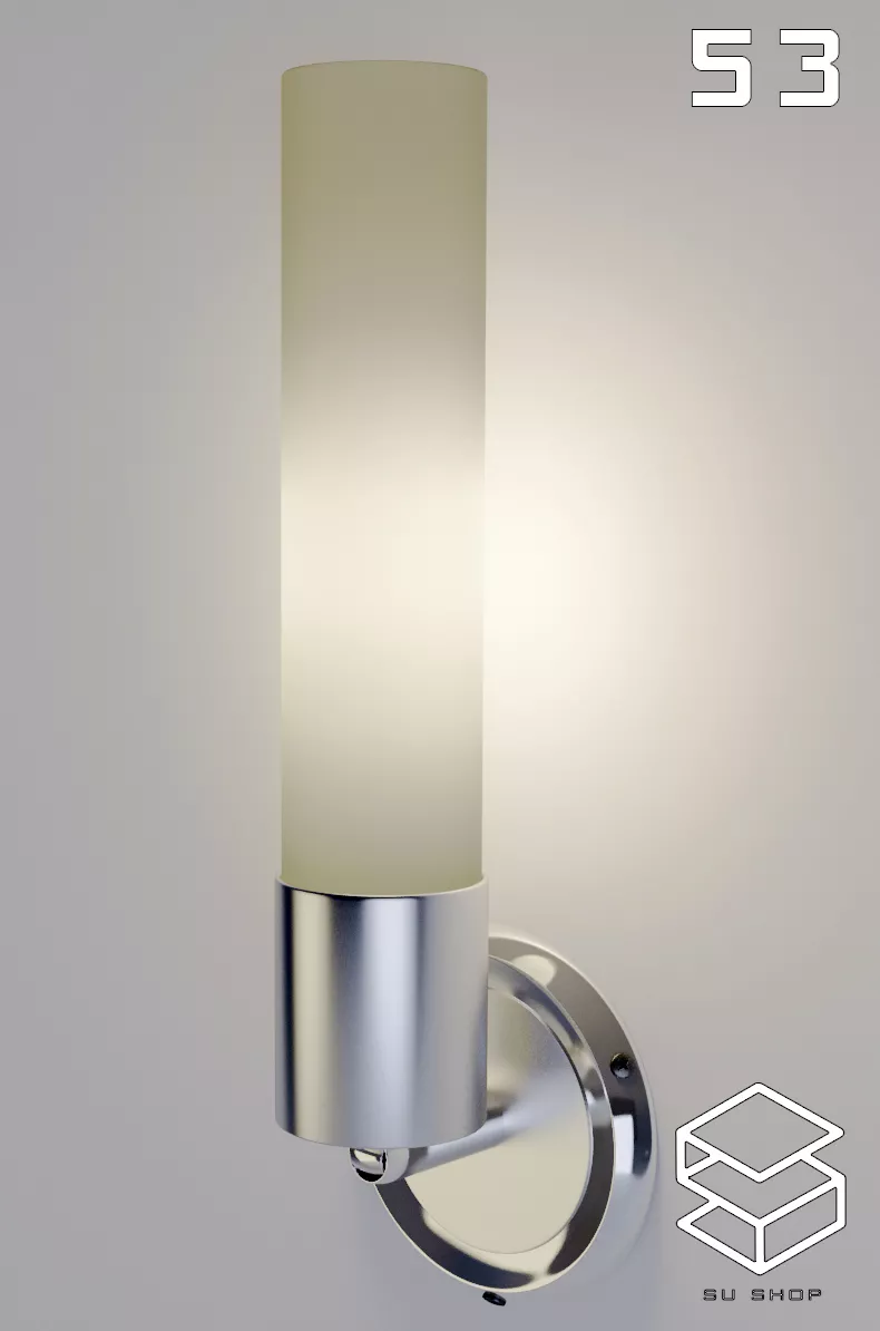 MODERN WALL LAMP - SKETCHUP 3D MODEL - VRAY OR ENSCAPE - ID16307