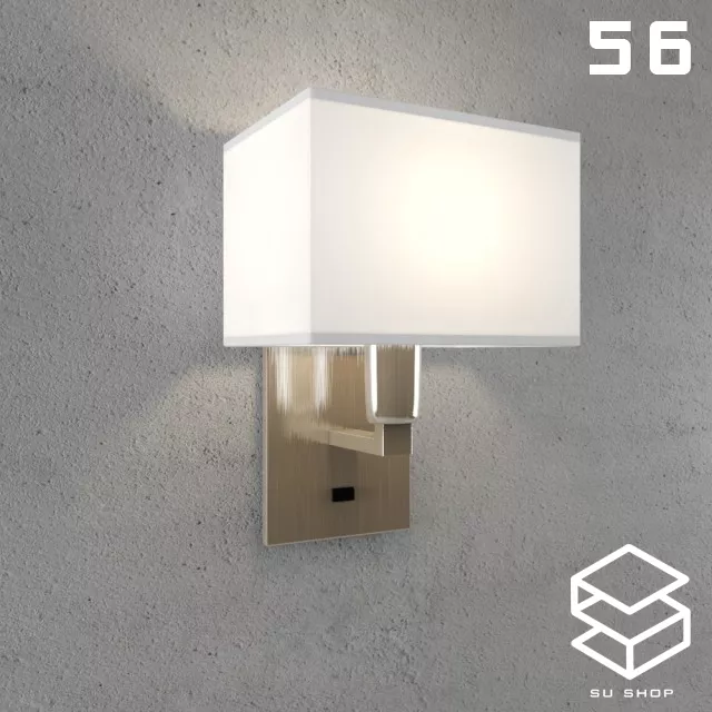 MODERN WALL LAMP - SKETCHUP 3D MODEL - VRAY OR ENSCAPE - ID16310