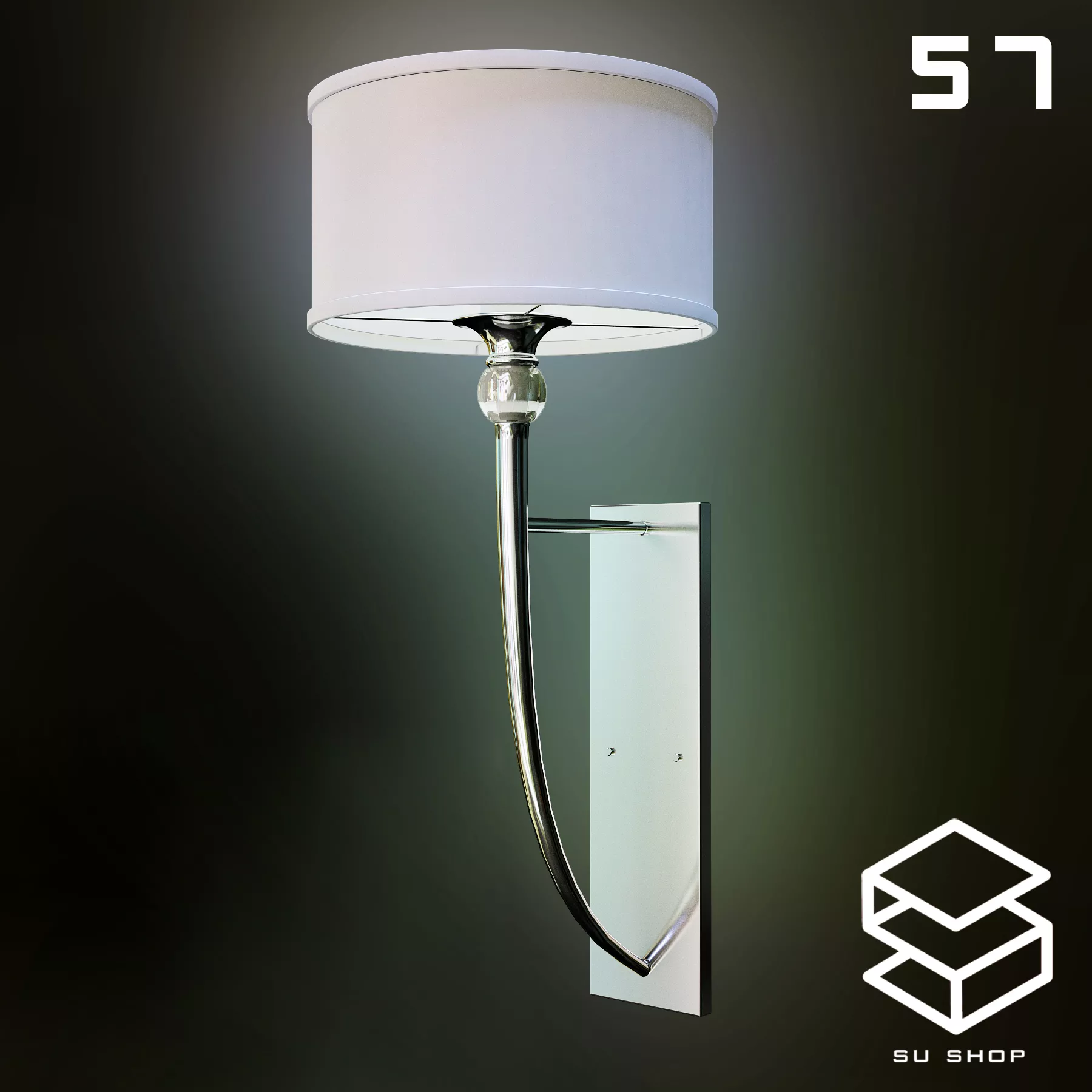 MODERN WALL LAMP - SKETCHUP 3D MODEL - VRAY OR ENSCAPE - ID16311