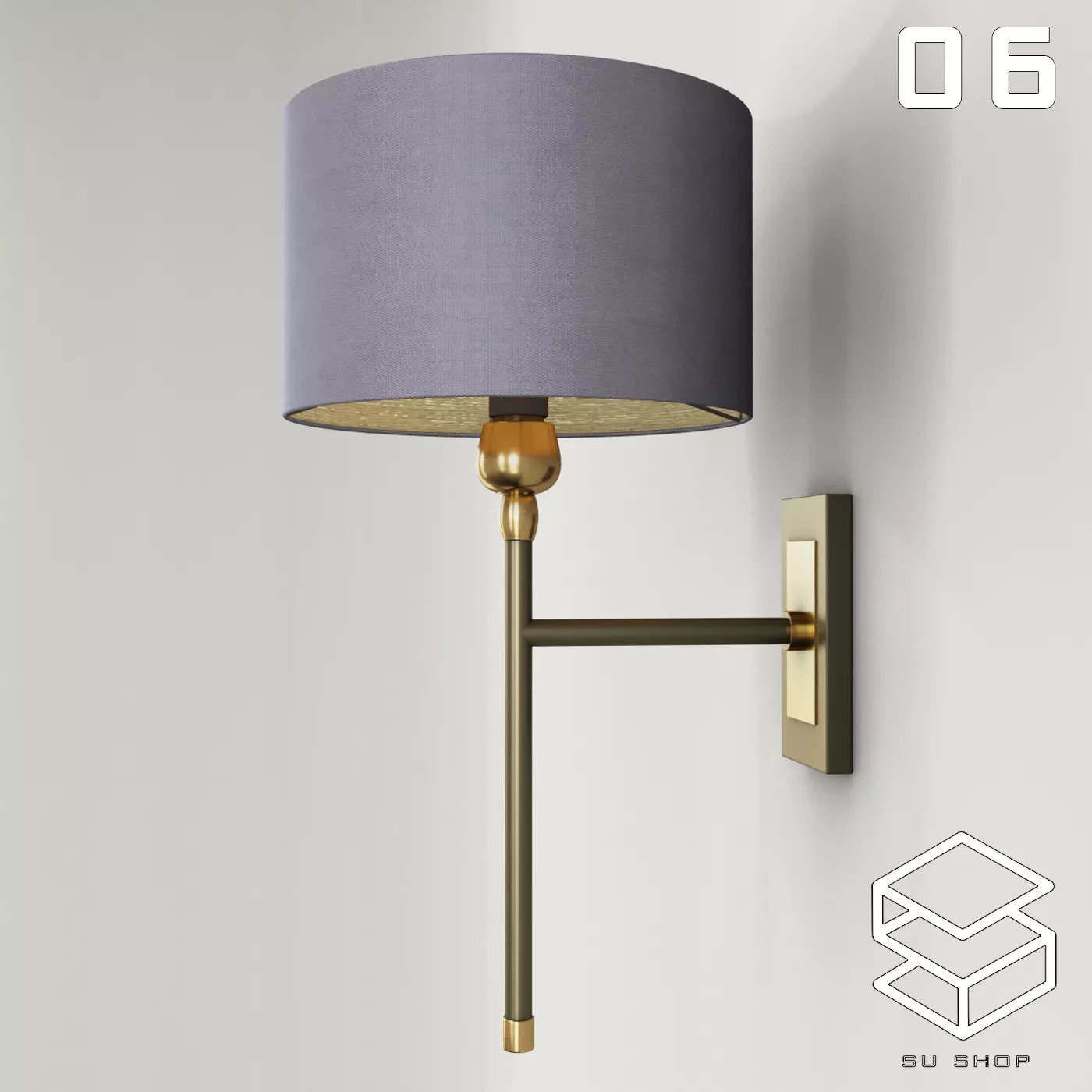 MODERN WALL LAMP - SKETCHUP 3D MODEL - VRAY OR ENSCAPE - ID16314