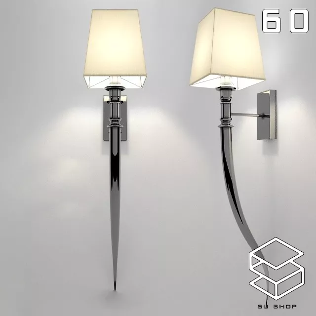 MODERN WALL LAMP - SKETCHUP 3D MODEL - VRAY OR ENSCAPE - ID16315