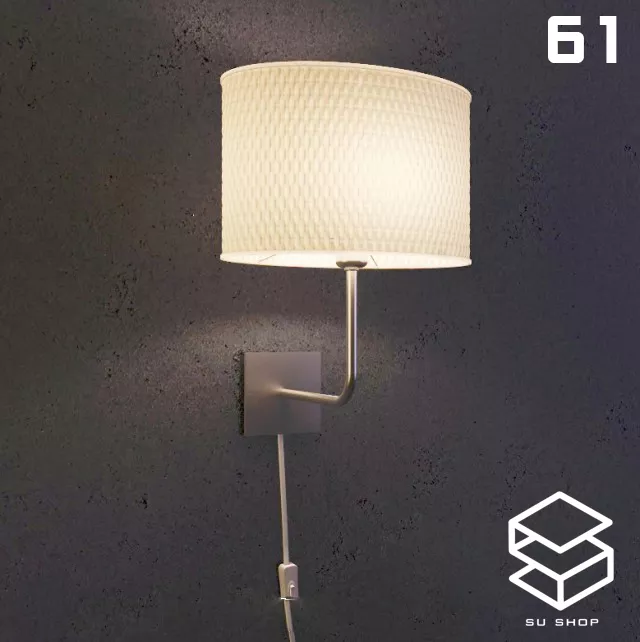 MODERN WALL LAMP - SKETCHUP 3D MODEL - VRAY OR ENSCAPE - ID16316