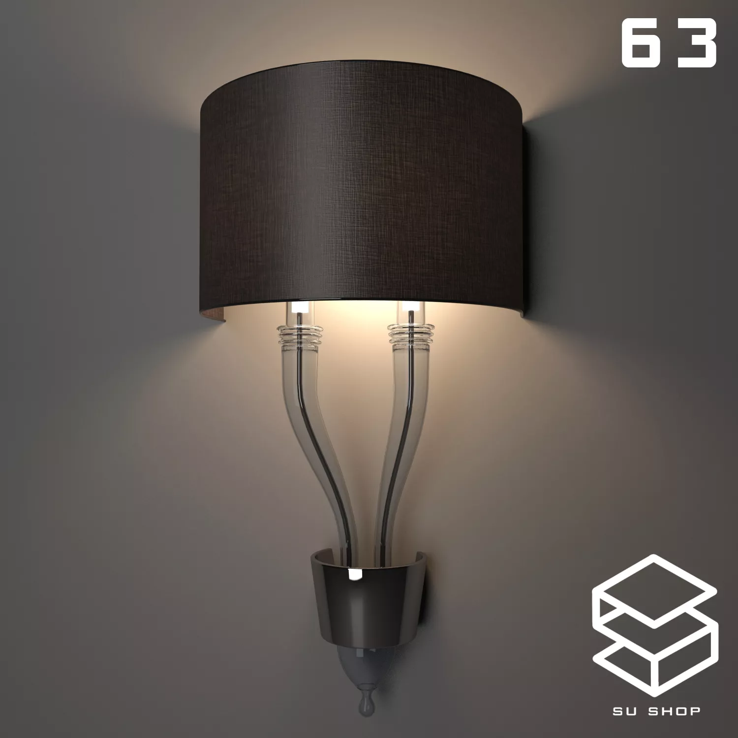 MODERN WALL LAMP - SKETCHUP 3D MODEL - VRAY OR ENSCAPE - ID16318