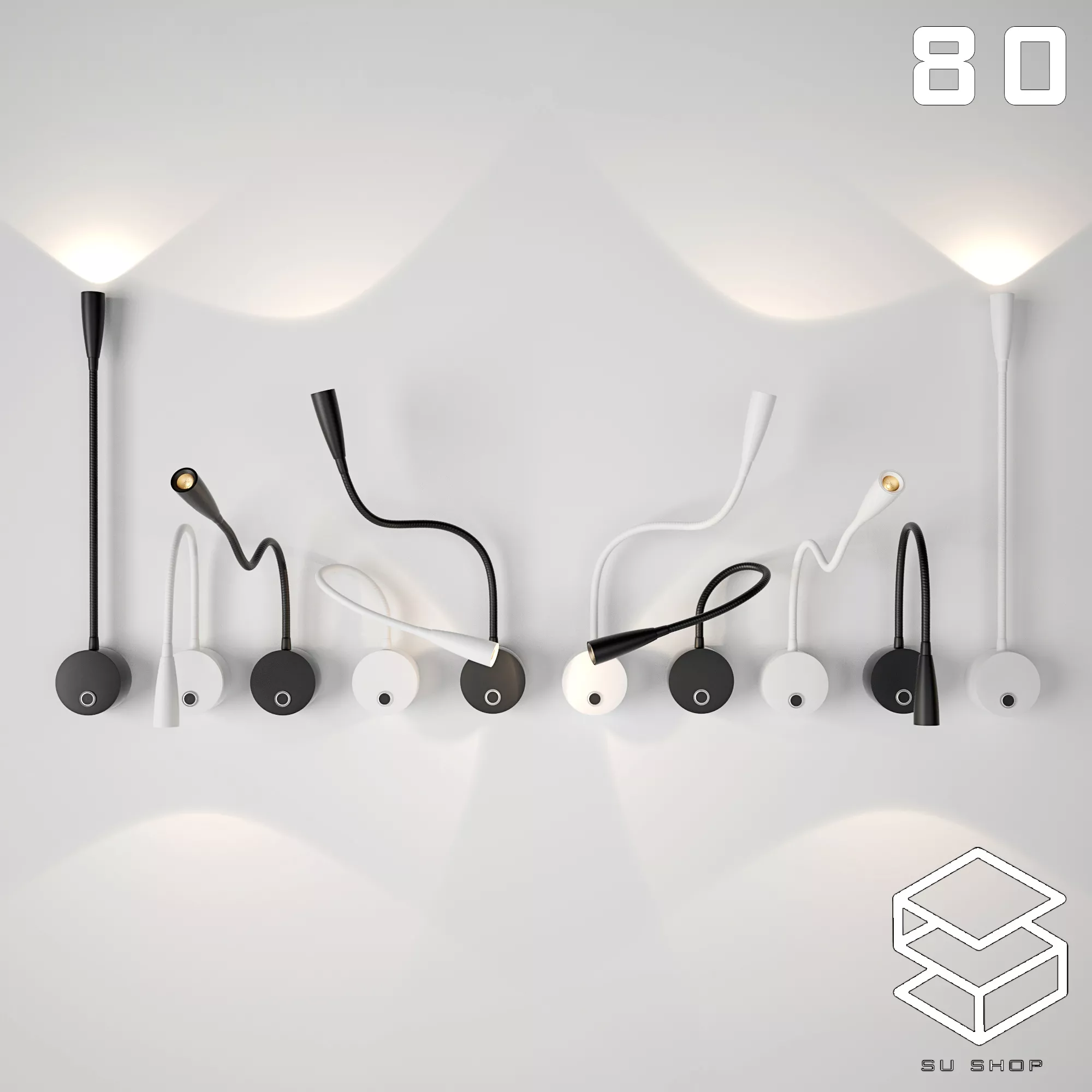 MODERN WALL LAMP - SKETCHUP 3D MODEL - VRAY OR ENSCAPE - ID16337