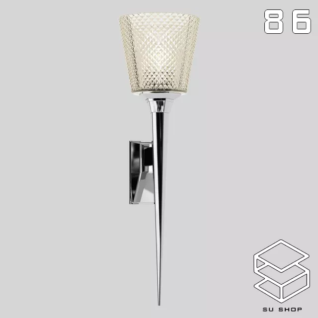 MODERN WALL LAMP - SKETCHUP 3D MODEL - VRAY OR ENSCAPE - ID16343
