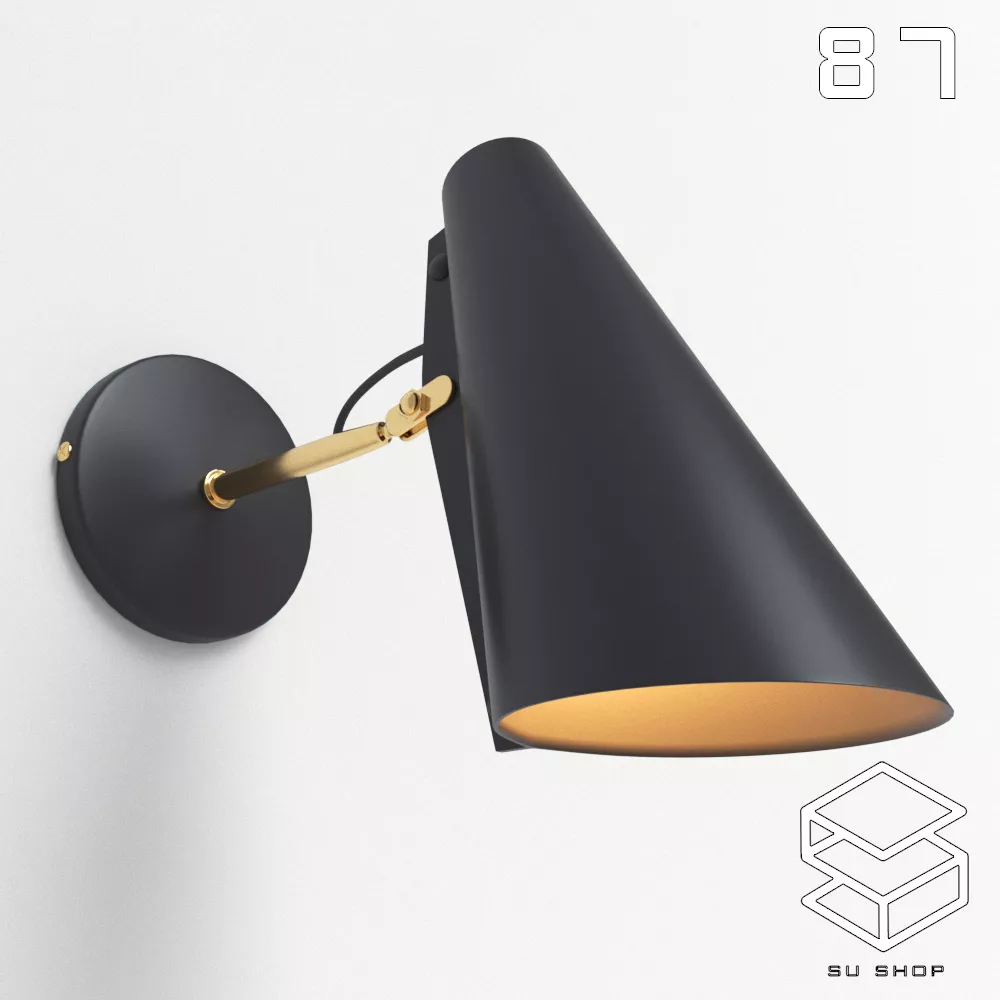 MODERN WALL LAMP - SKETCHUP 3D MODEL - VRAY OR ENSCAPE - ID16344