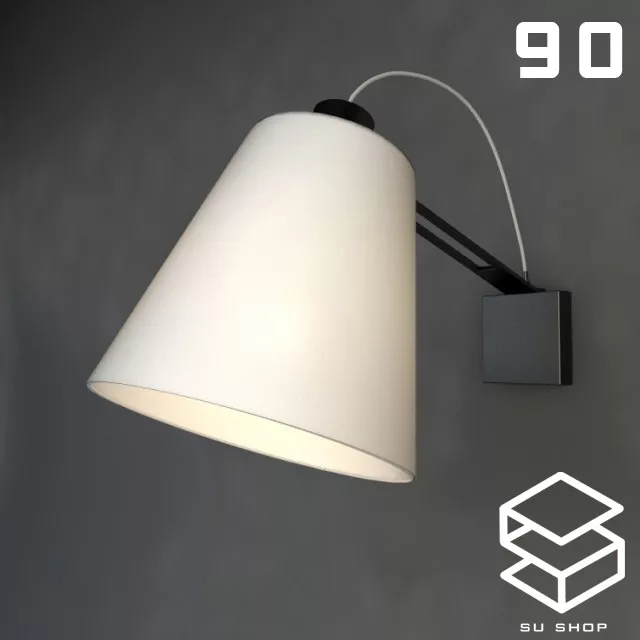 MODERN WALL LAMP - SKETCHUP 3D MODEL - VRAY OR ENSCAPE - ID16348