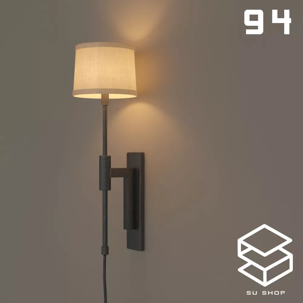 MODERN WALL LAMP - SKETCHUP 3D MODEL - VRAY OR ENSCAPE - ID16352