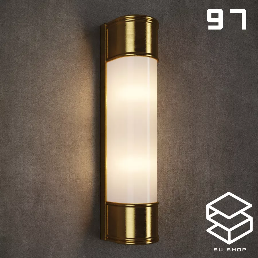 MODERN WALL LAMP - SKETCHUP 3D MODEL - VRAY OR ENSCAPE - ID16355