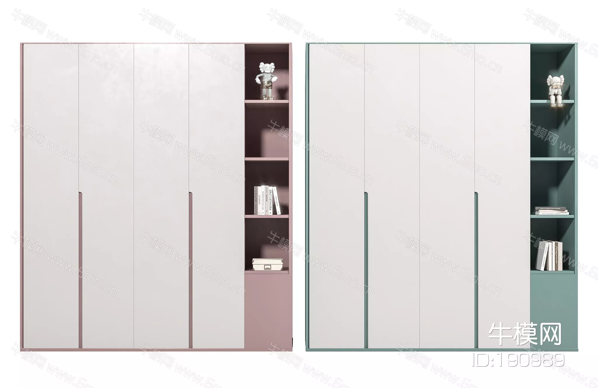 MODERN WARDROBE SHELF - SKETCHUP 3D MODEL - ENSCAPE - 190989