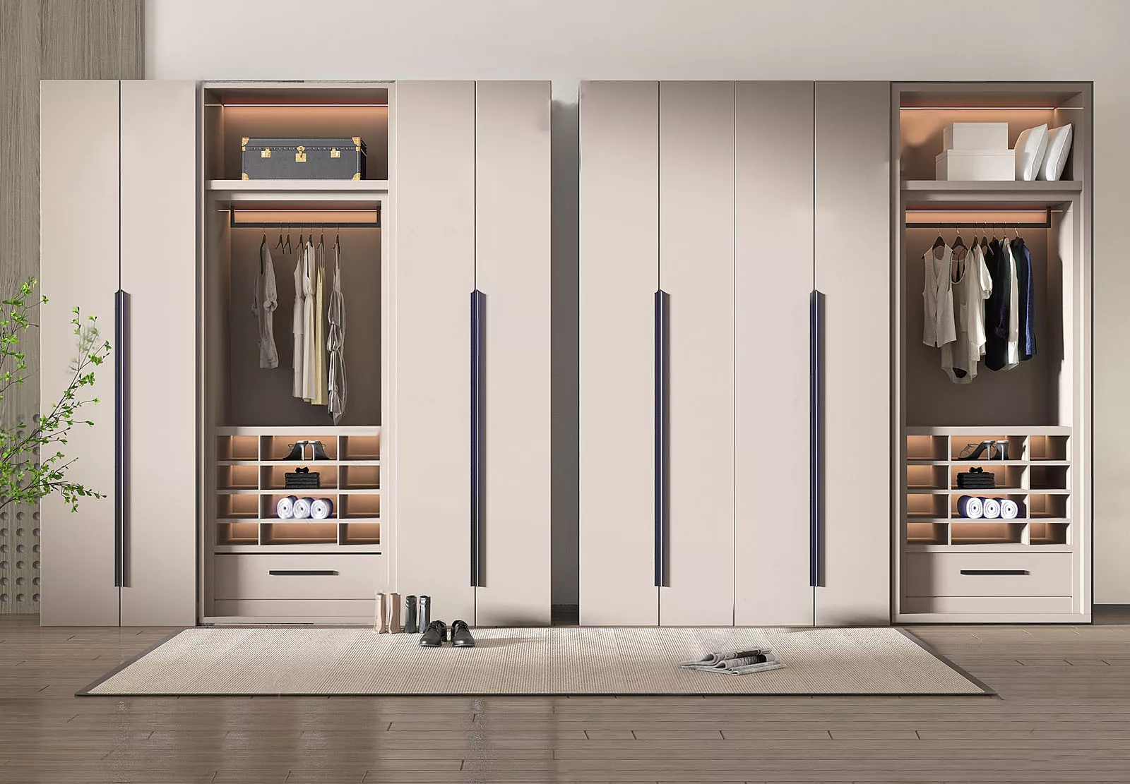 MODERN WARDROBE - SKETCHUP 3D MODEL - VRAY OR ENSCAPE - ID16382