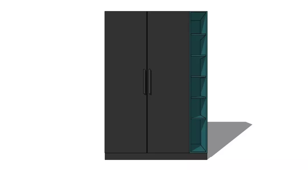 MODERN WARDROBE - SKETCHUP 3D MODEL - VRAY OR ENSCAPE - ID16431