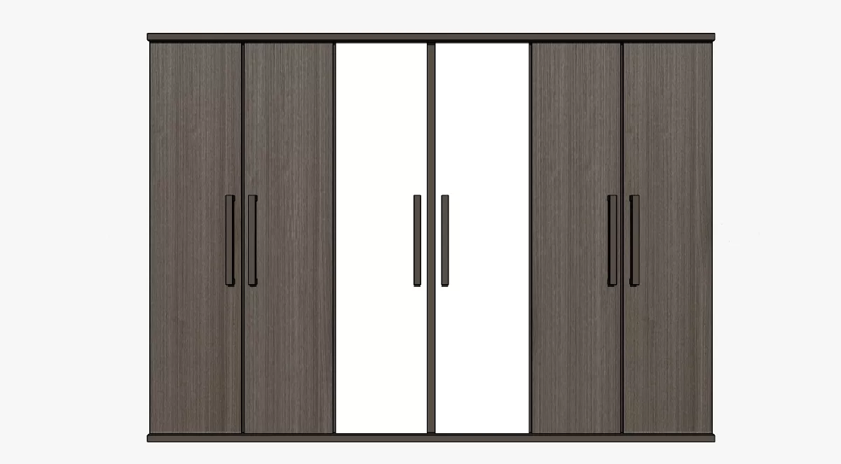 MODERN WARDROBE - SKETCHUP 3D MODEL - VRAY OR ENSCAPE - ID16484