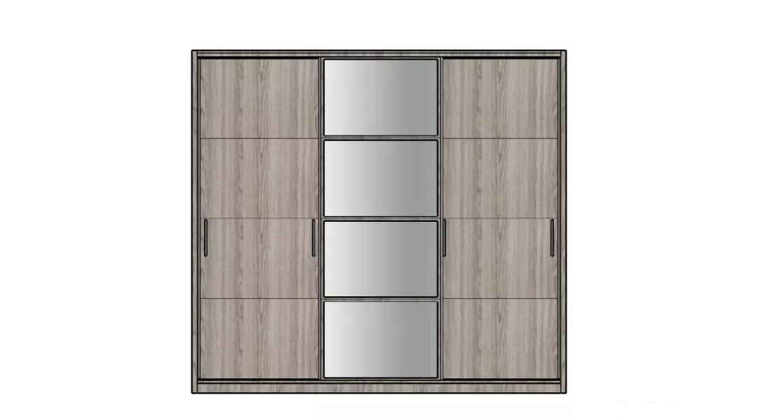 MODERN WARDROBE - SKETCHUP 3D MODEL - VRAY OR ENSCAPE - ID16496