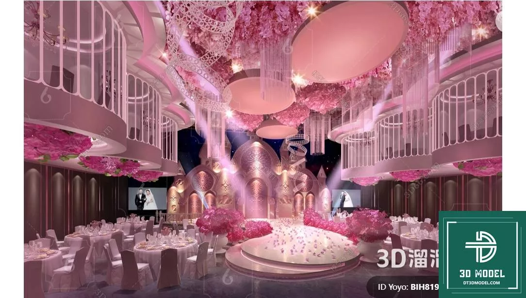MODERN WEDDING - SKETCHUP 3D MODEL - VRAY OR ENSCAPE - ID16667
