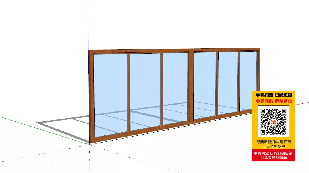 MODERN WINDOWS - SKETCHUP 3D MODEL - VRAY OR ENSCAPE - ID16713