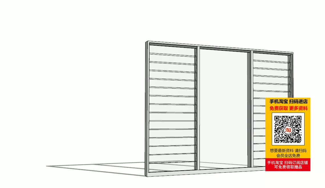 MODERN WINDOWS - SKETCHUP 3D MODEL - VRAY OR ENSCAPE - ID16718
