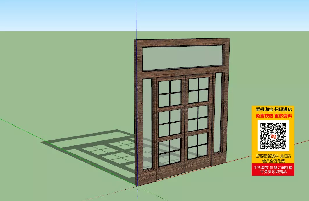 MODERN WINDOWS - SKETCHUP 3D MODEL - VRAY OR ENSCAPE - ID16721