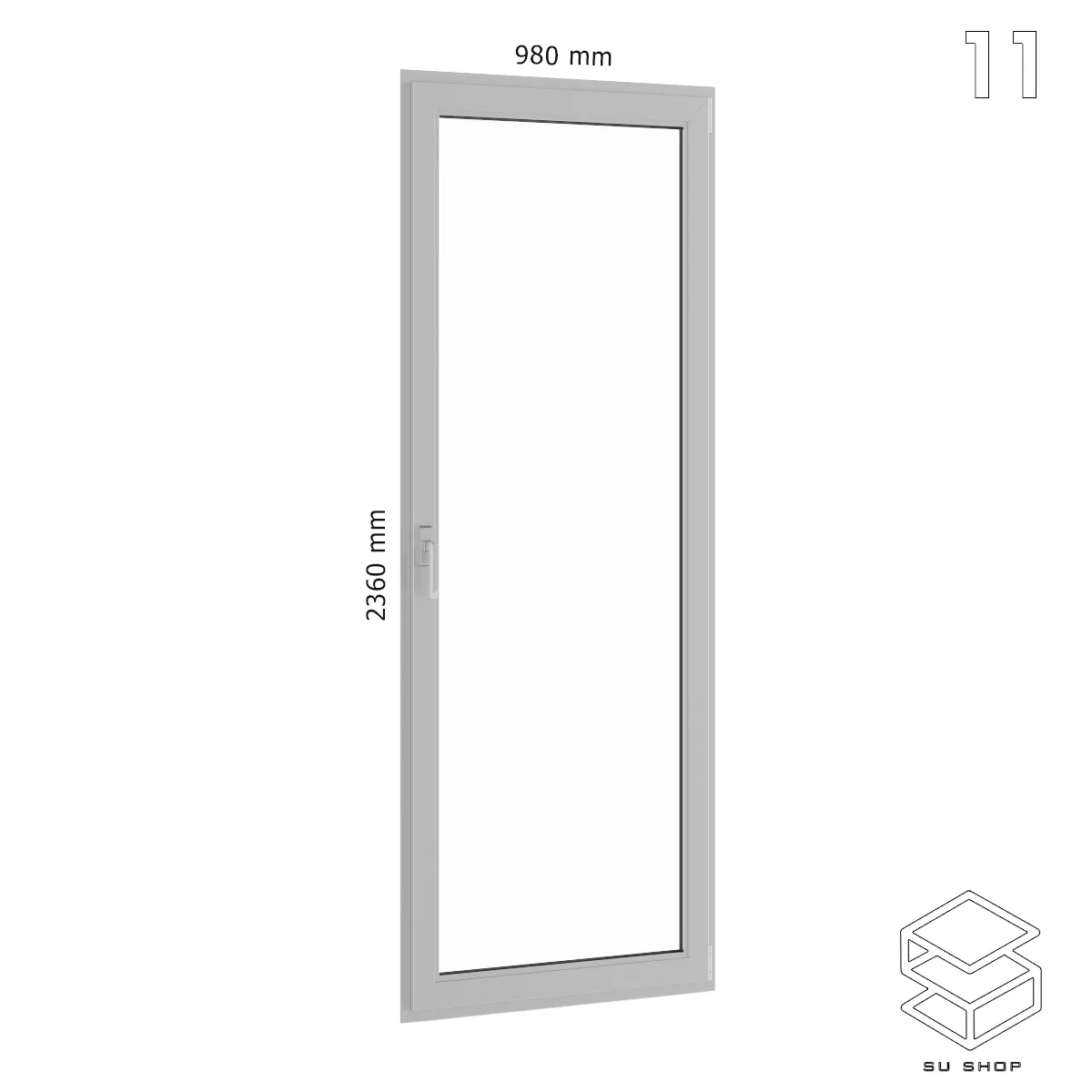 MODERN WINDOWS - SKETCHUP 3D MODEL - VRAY OR ENSCAPE - ID16750