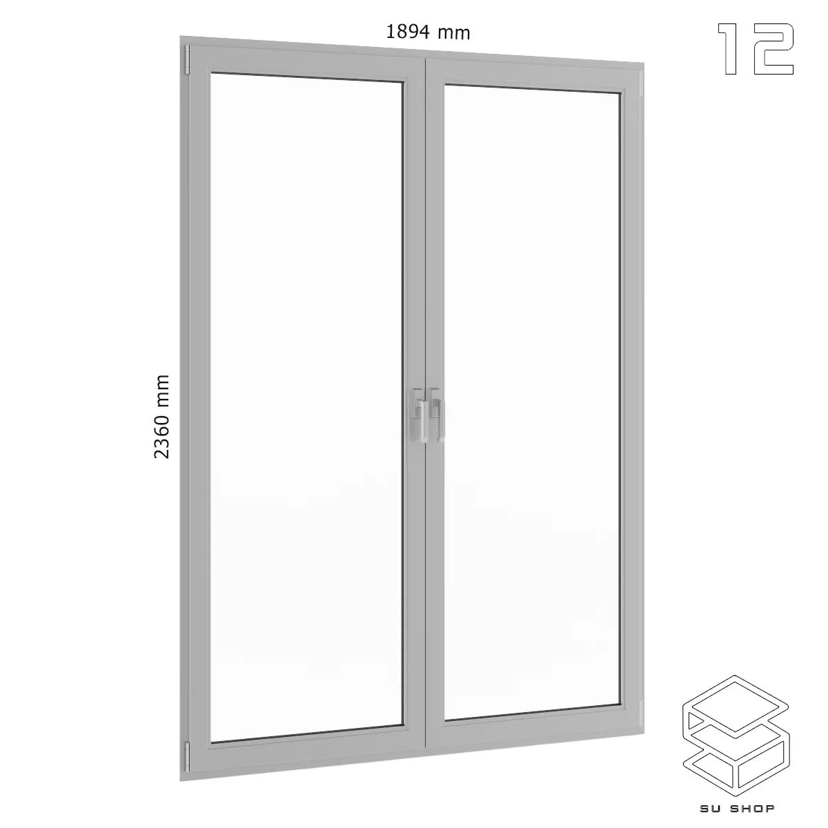 MODERN WINDOWS - SKETCHUP 3D MODEL - VRAY OR ENSCAPE - ID16751