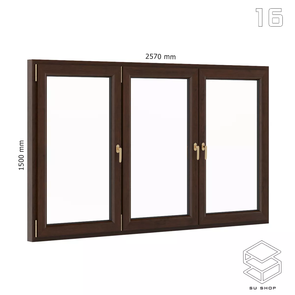 MODERN WINDOWS - SKETCHUP 3D MODEL - VRAY OR ENSCAPE - ID16755