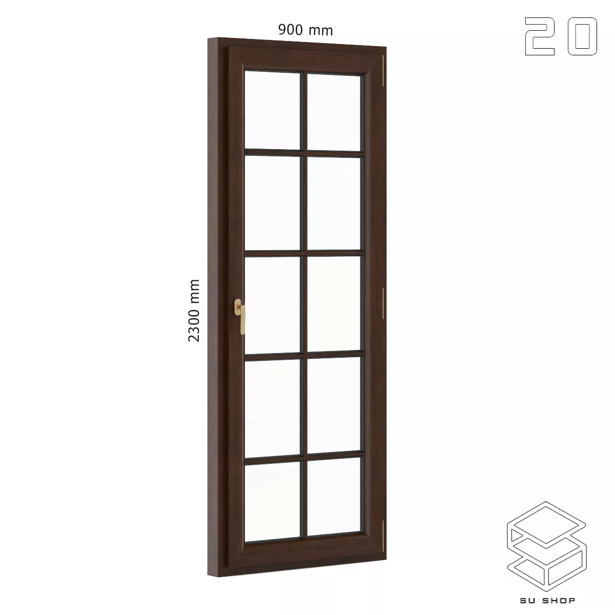 MODERN WINDOWS - SKETCHUP 3D MODEL - VRAY OR ENSCAPE - ID16760