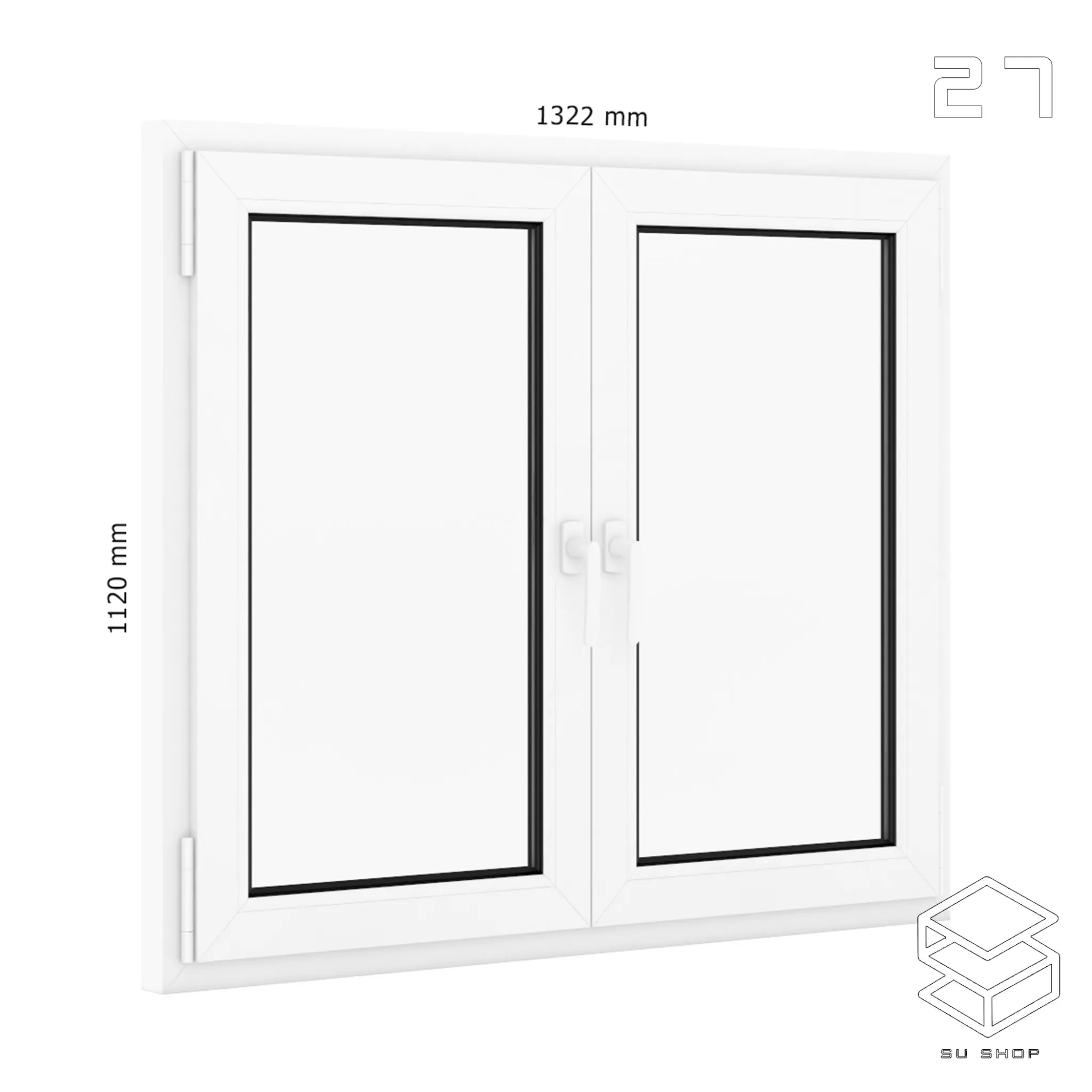 MODERN WINDOWS - SKETCHUP 3D MODEL - VRAY OR ENSCAPE - ID16767