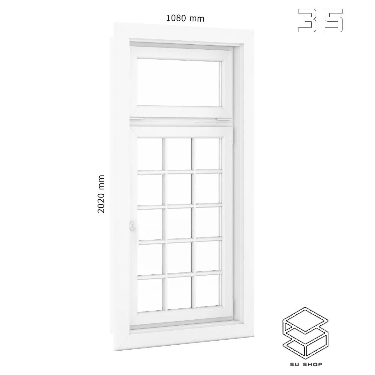 MODERN WINDOWS - SKETCHUP 3D MODEL - VRAY OR ENSCAPE - ID16776