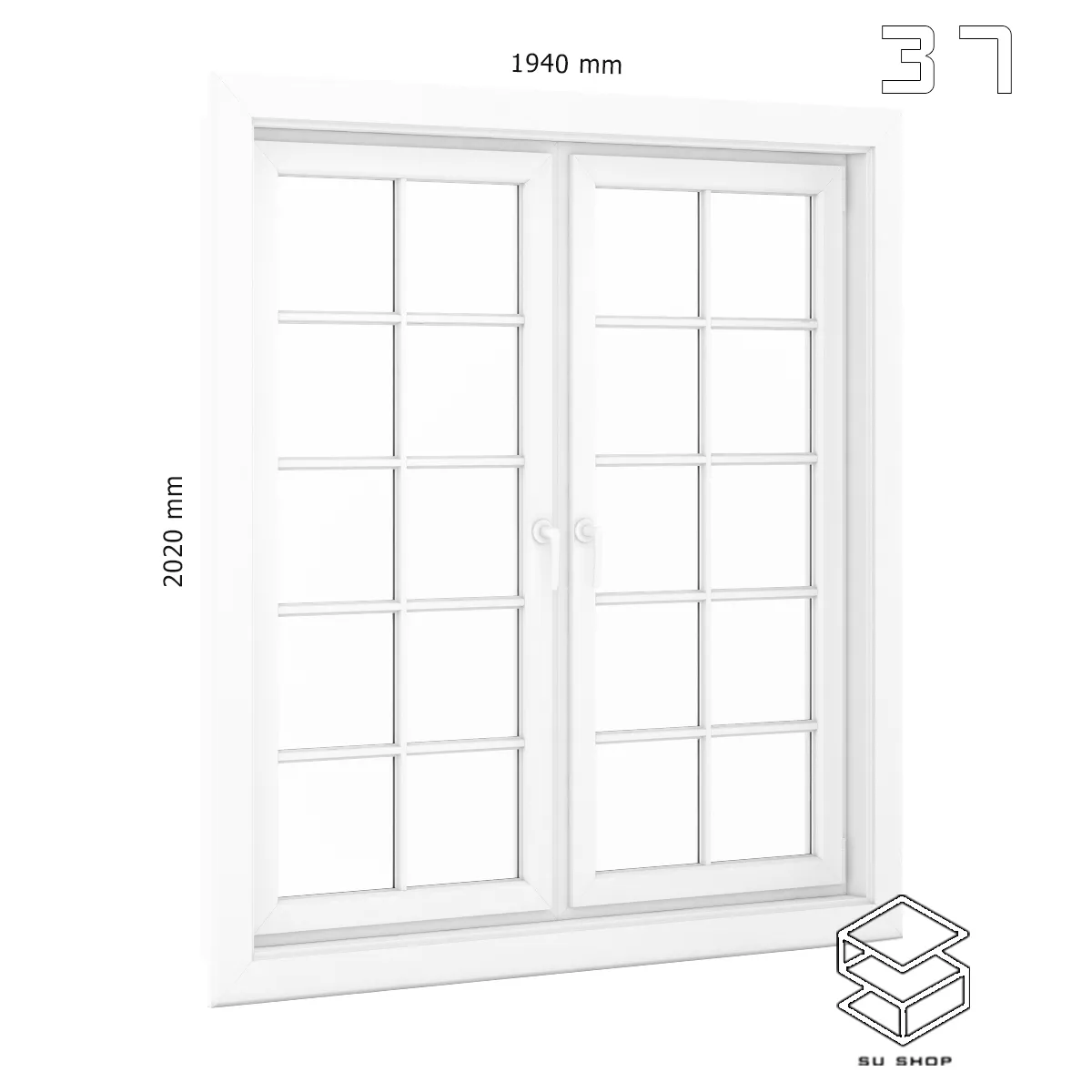 MODERN WINDOWS - SKETCHUP 3D MODEL - VRAY OR ENSCAPE - ID16778