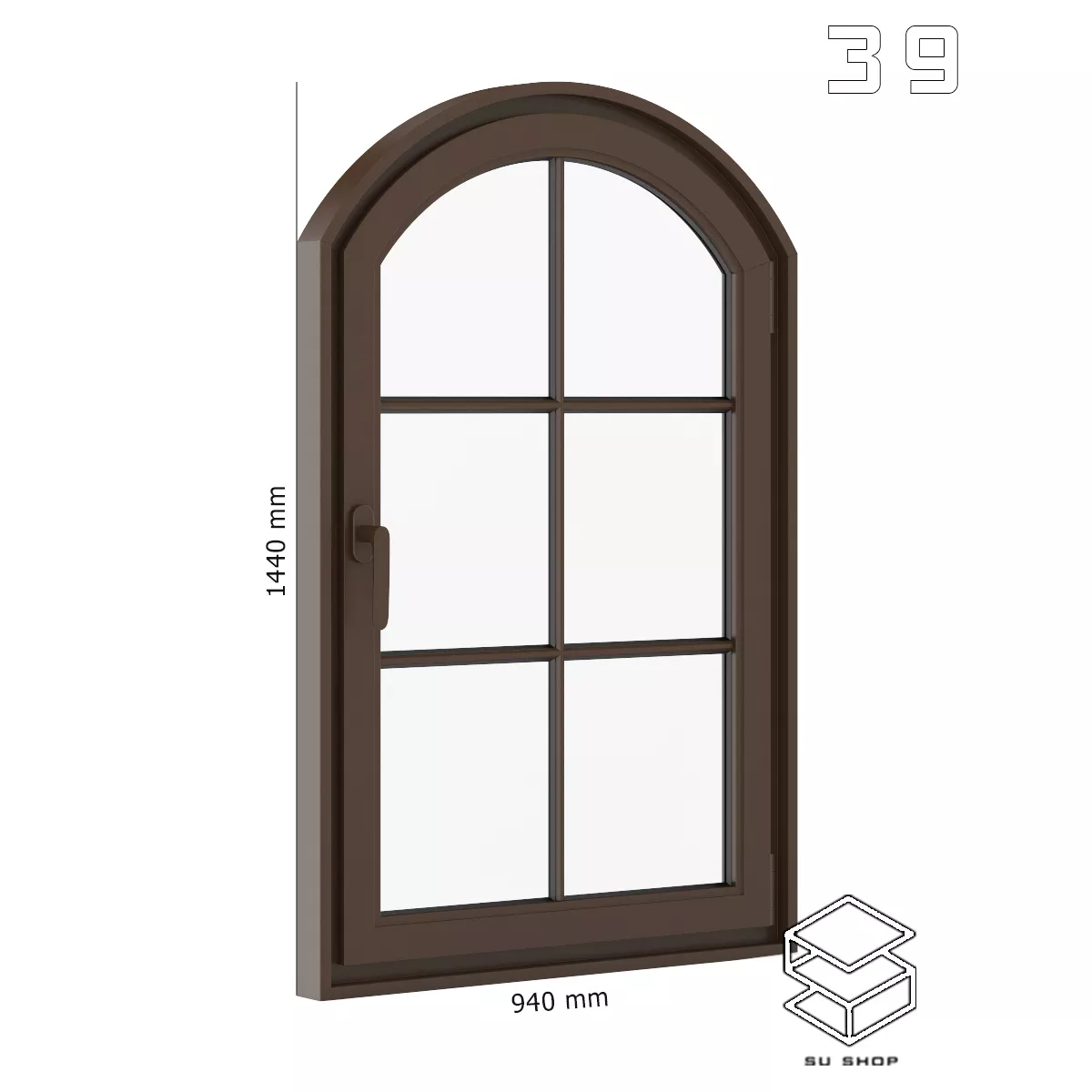 MODERN WINDOWS - SKETCHUP 3D MODEL - VRAY OR ENSCAPE - ID16780