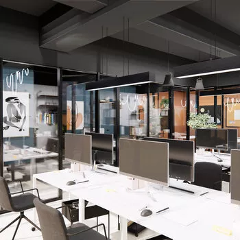 MODERN WORK AREA - SKETCHUP 3D SCENE - ENSCAPE - ID16954