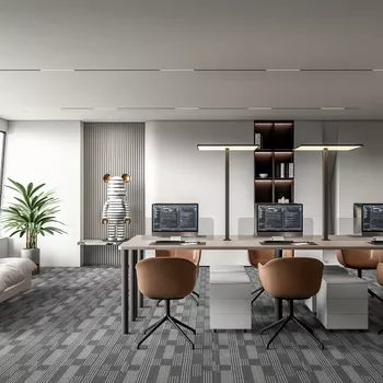 MODERN WORK AREA - SKETCHUP 3D SCENE - ENSCAPE - ID16970