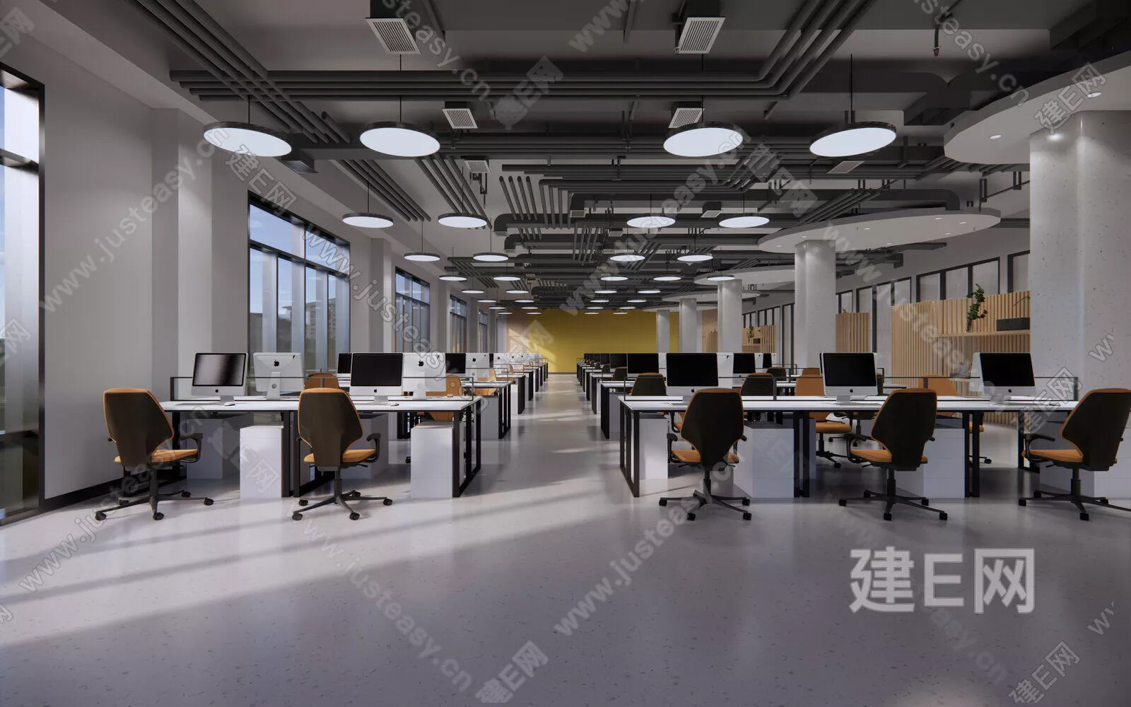 MODERN WORKSPACE - SKETCHUP 3D MODEL - ENSCAPE - 102974037