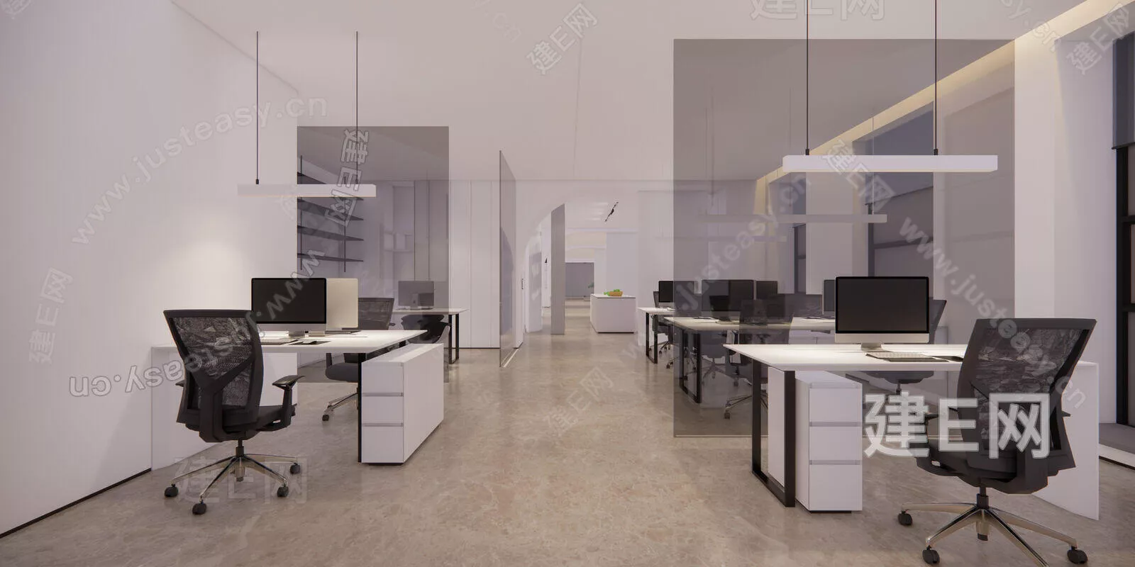 MODERN WORKSPACE - SKETCHUP 3D MODEL - ENSCAPE - 103105915