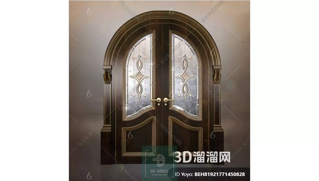 NEO CLASSIC DOOR - SKETCHUP 3D MODEL - VRAY OR ENSCAPE - ID17099