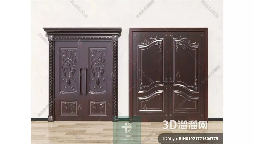 NEO CLASSIC DOOR - SKETCHUP 3D MODEL - VRAY OR ENSCAPE - ID17171