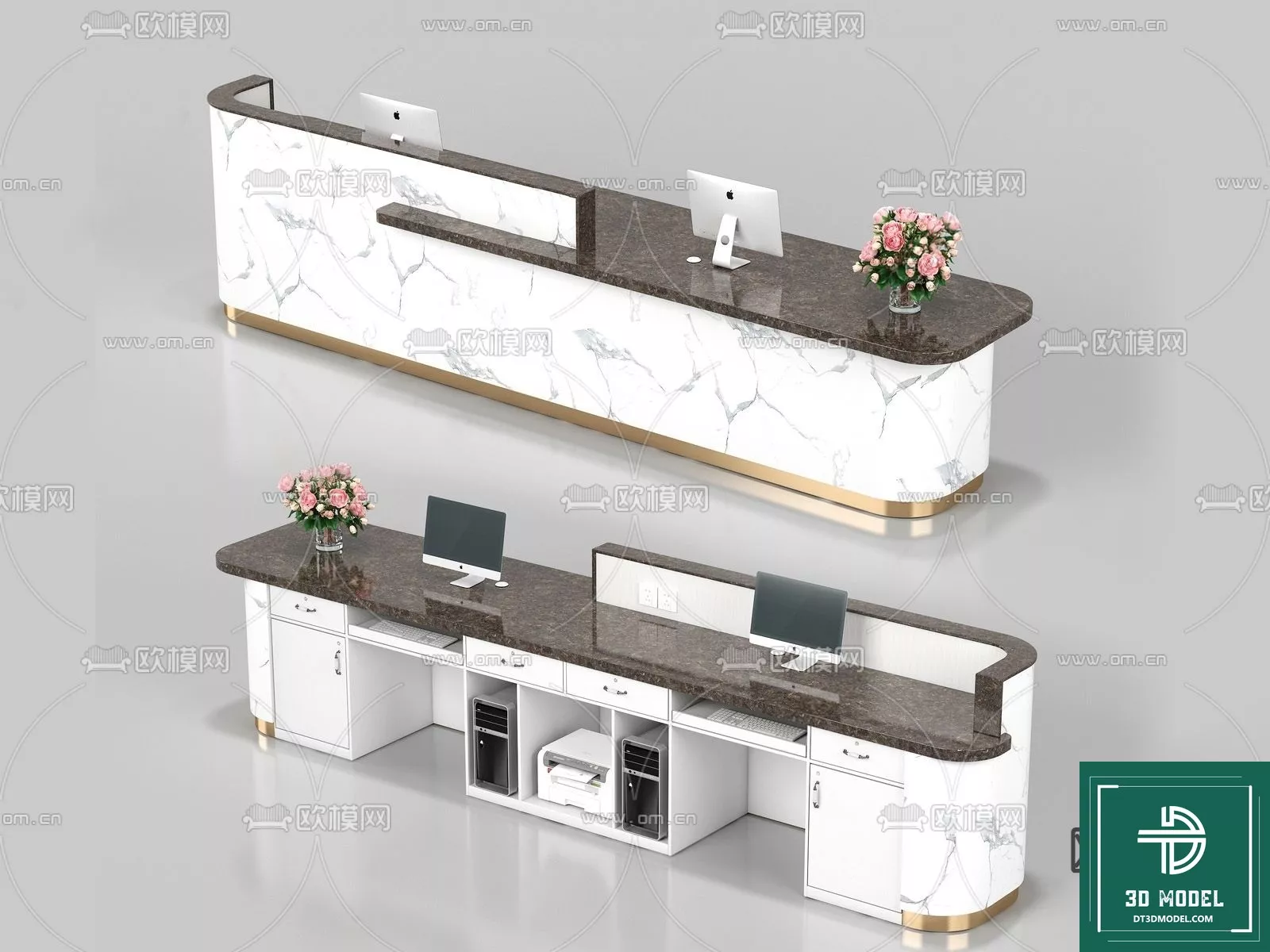 NEO CLASSIC RECEPTION - SKETCHUP 3D MODEL - VRAY OR ENSCAPE - ID17234